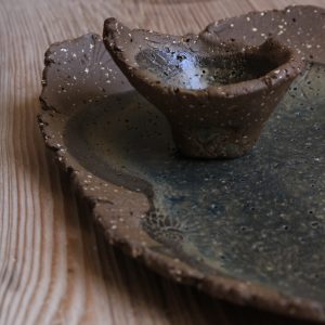 Set de 3 piezas en diferentes tonos - cerámica gres